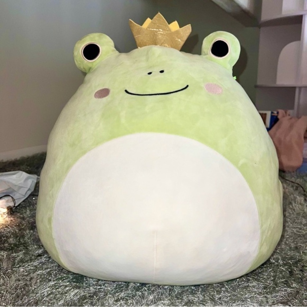 🥀 Baratelli - Squishmallows 16-Inch Frog Prince - Picture 4 of 8